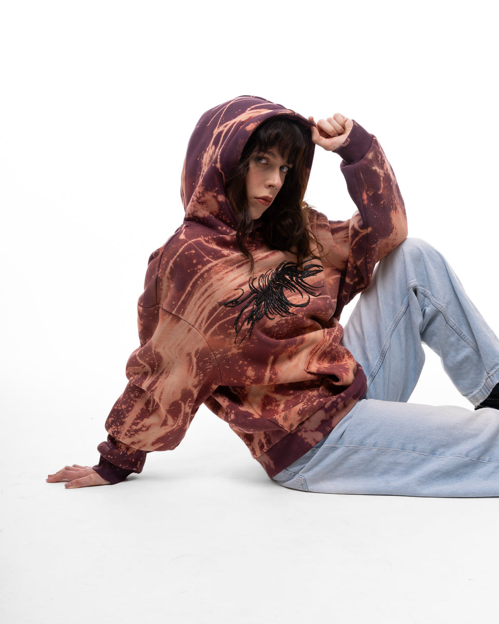 Pendra Burn Purple Light Hoodie