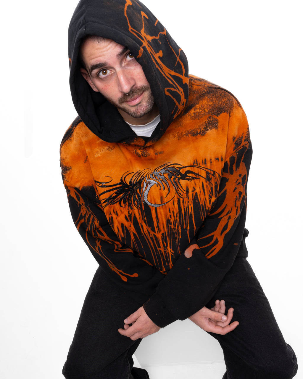 Pendra Burn Acid Tears Hoodie