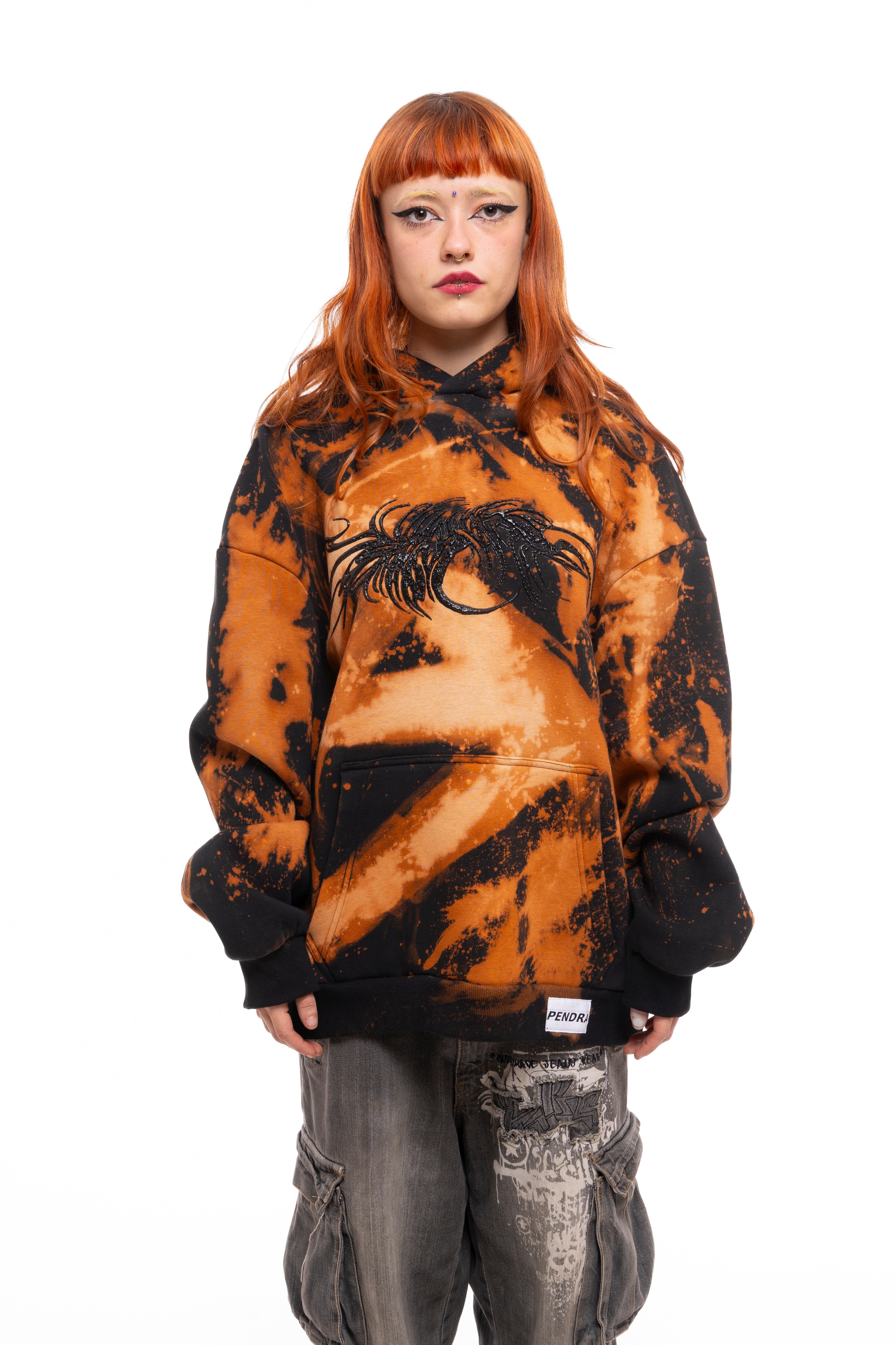 Pendra Burn Rust Fade Hoddie