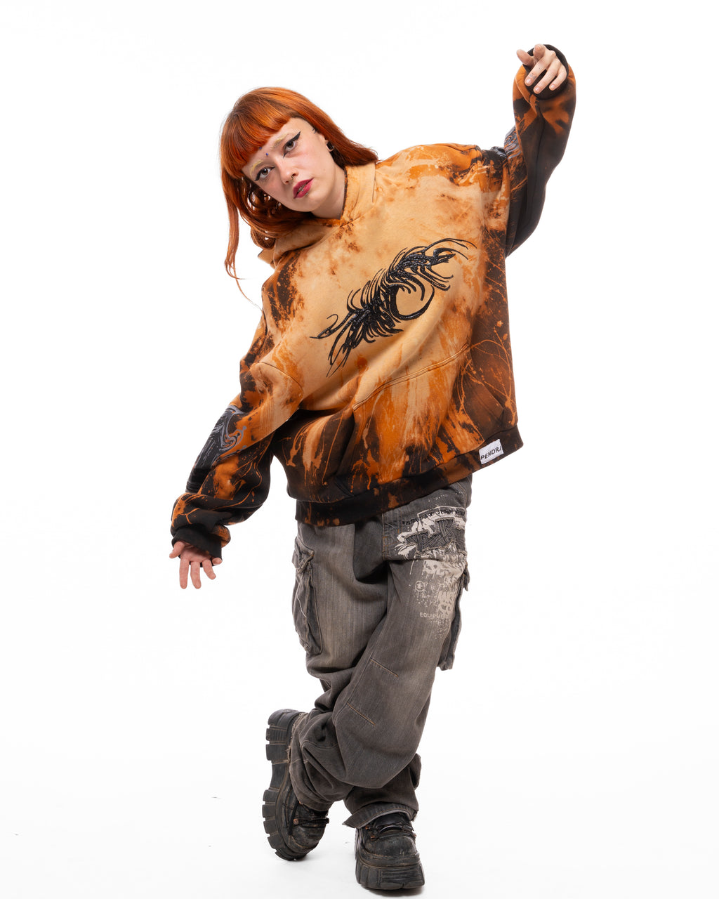 Pendra Burn Sad Smile Hoddie