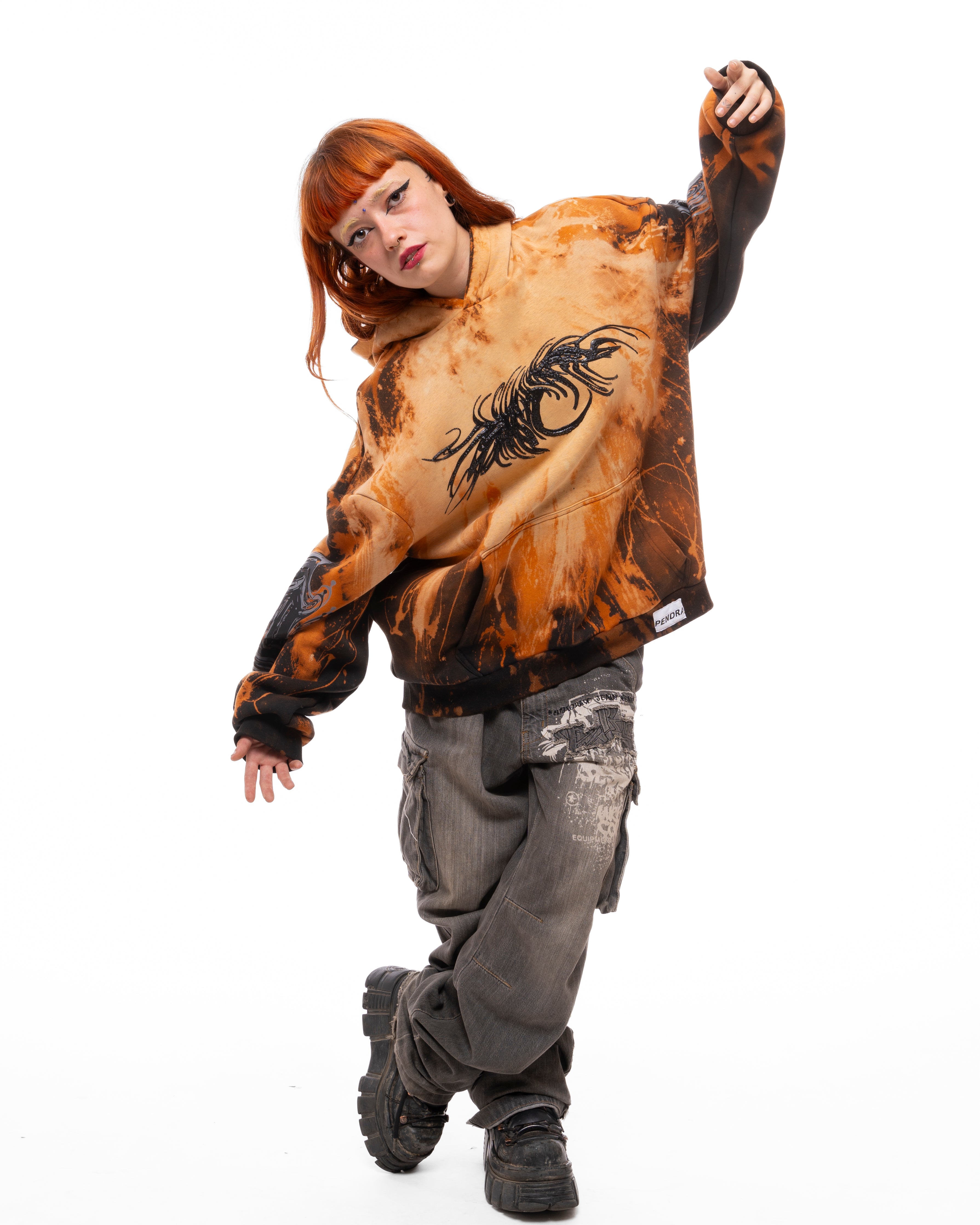 Pendra Burn Sad Smile Hoddie