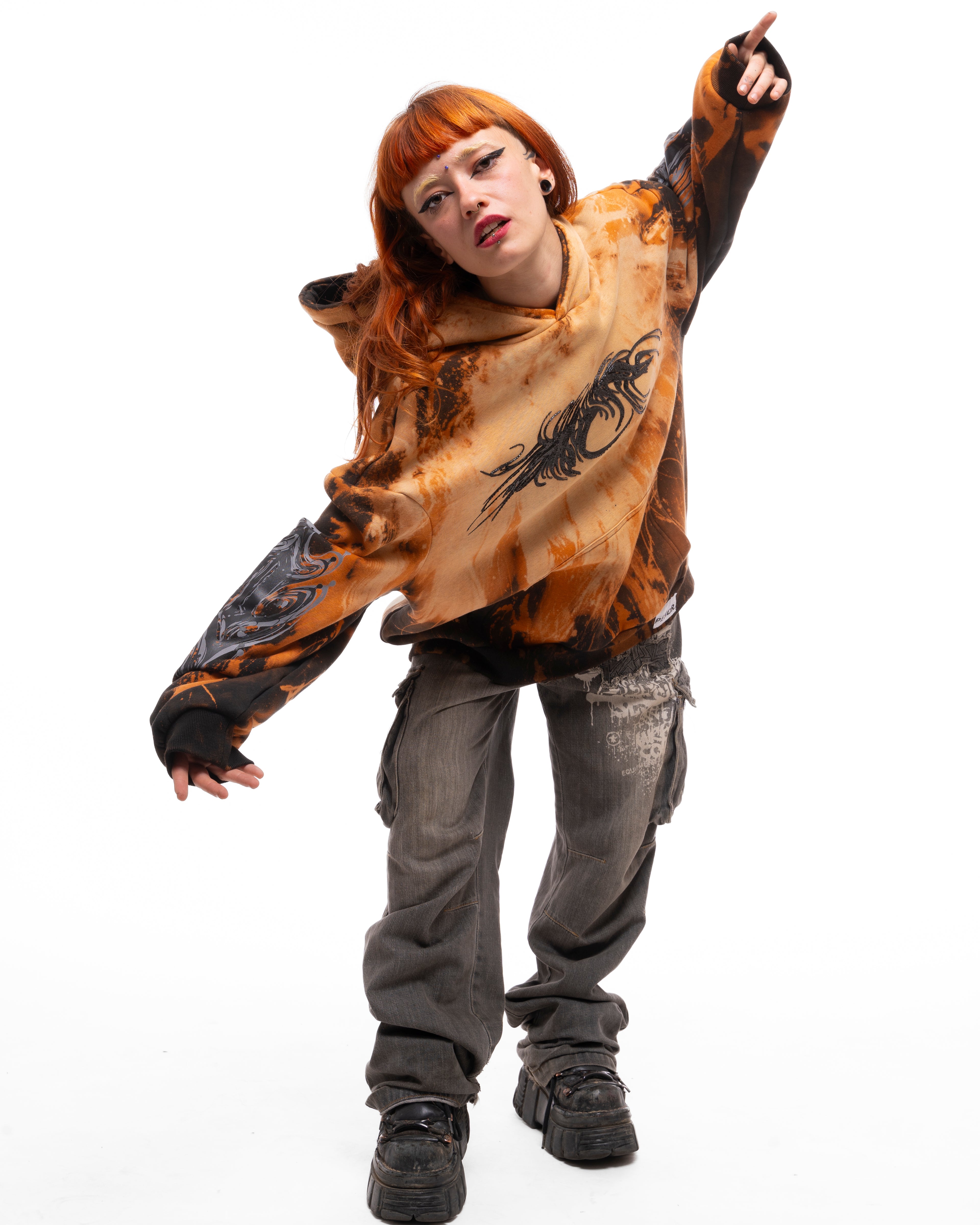 Pendra Burn Sad Smile Hoddie