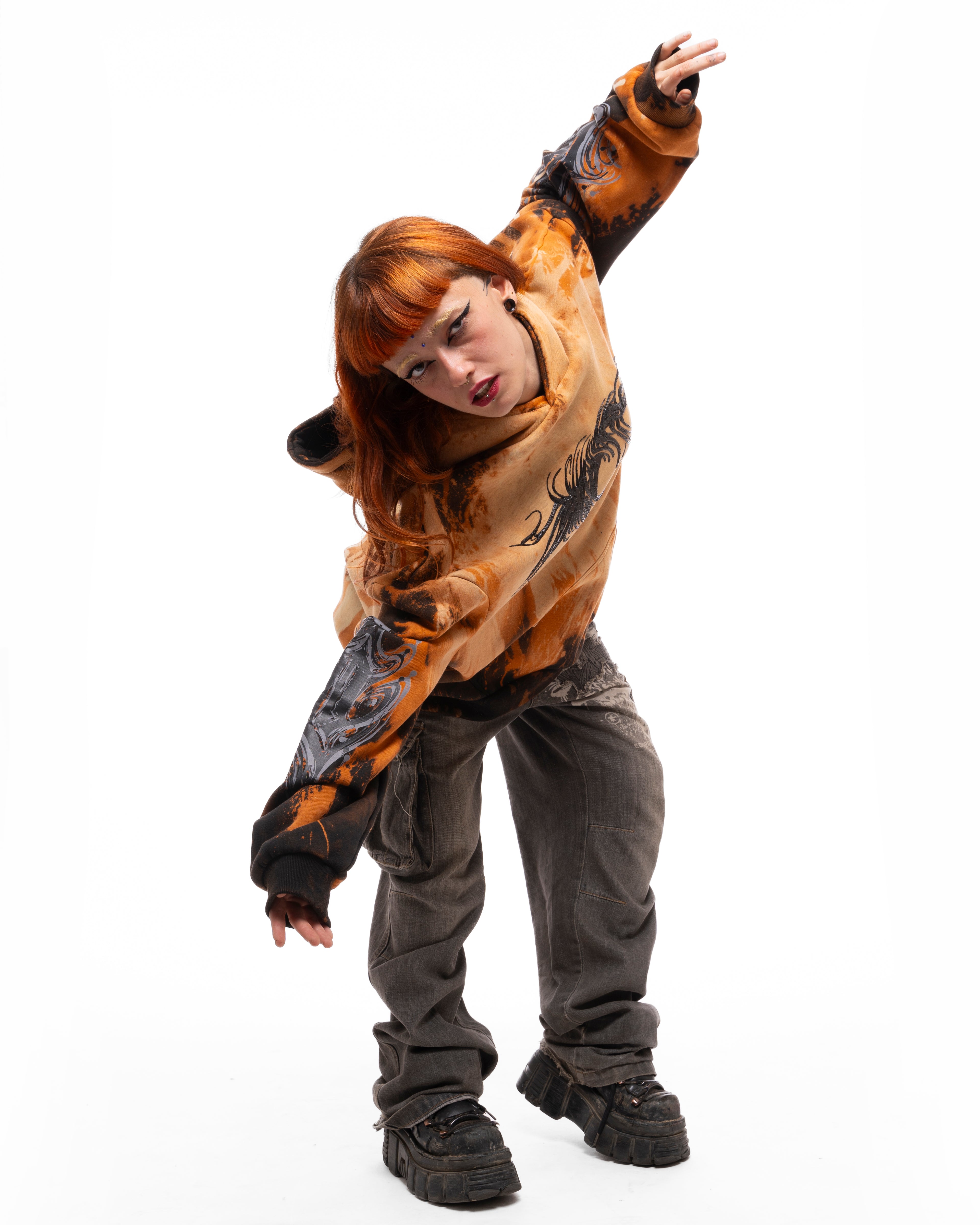 Pendra Burn Sad Smile Hoddie