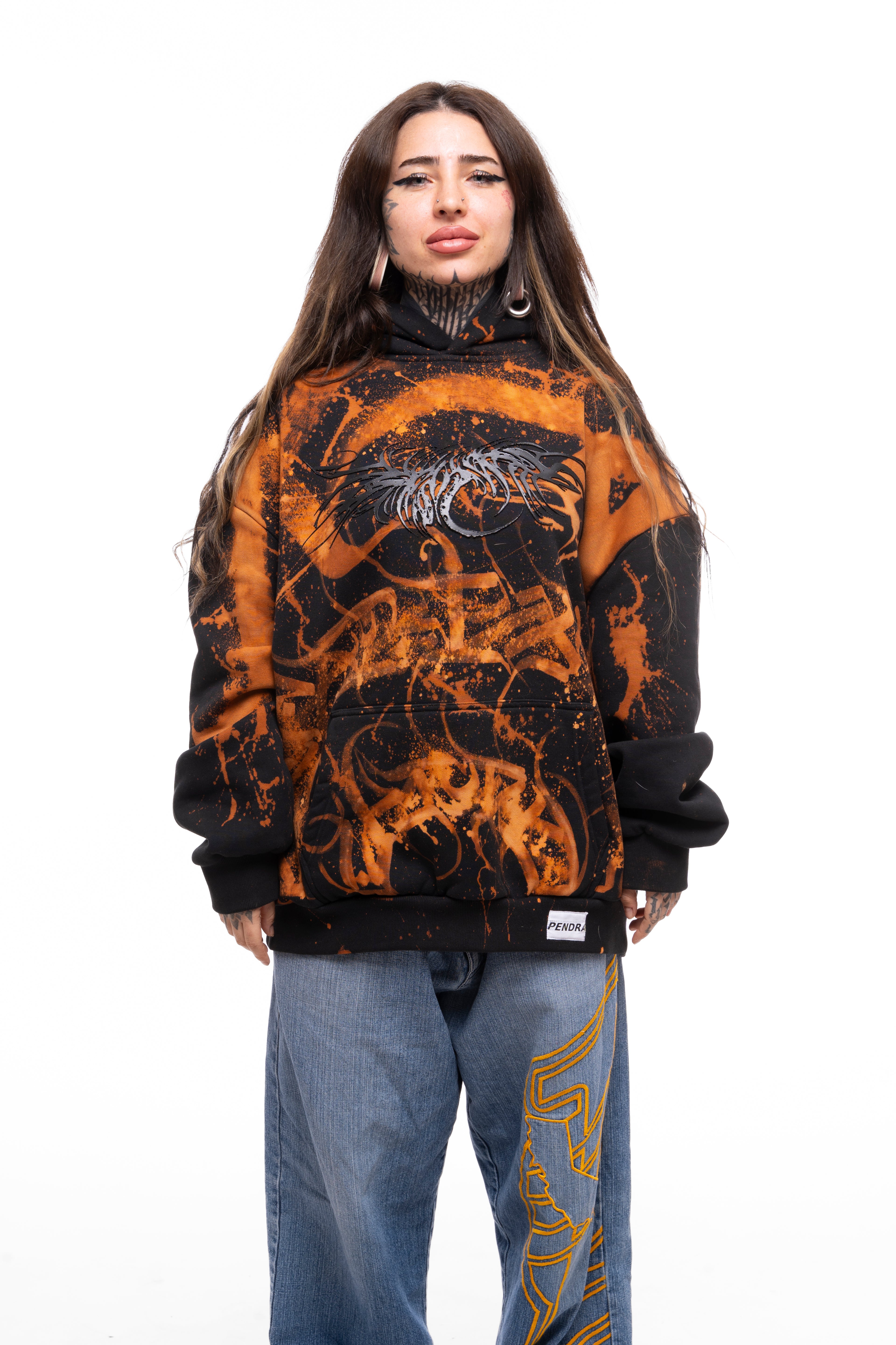 Pendra Burn Caligraphy Hoodie