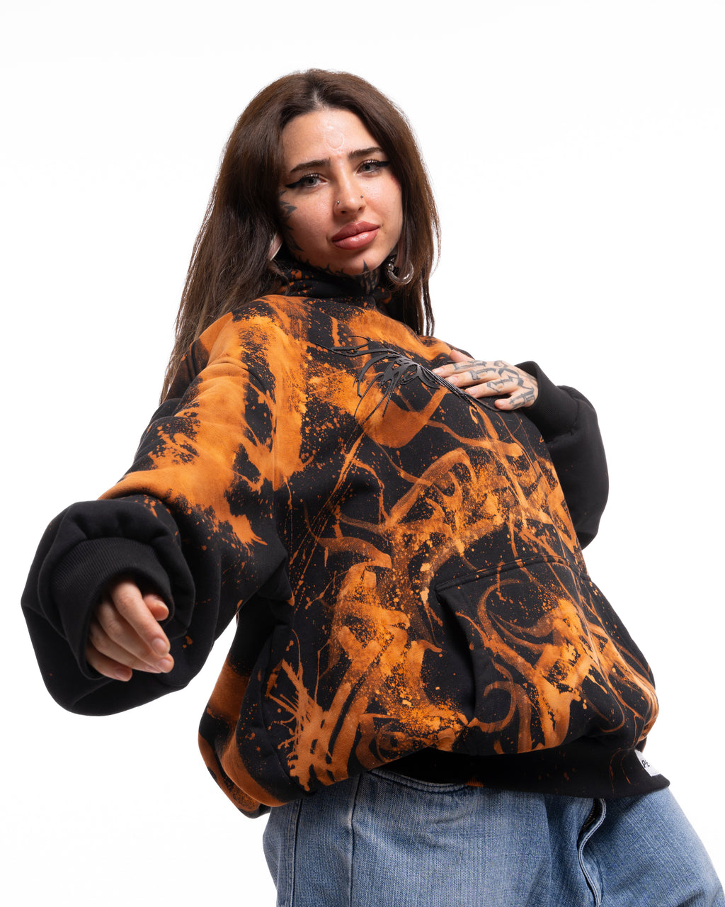 Pendra Burn Caligraphy Hoodie