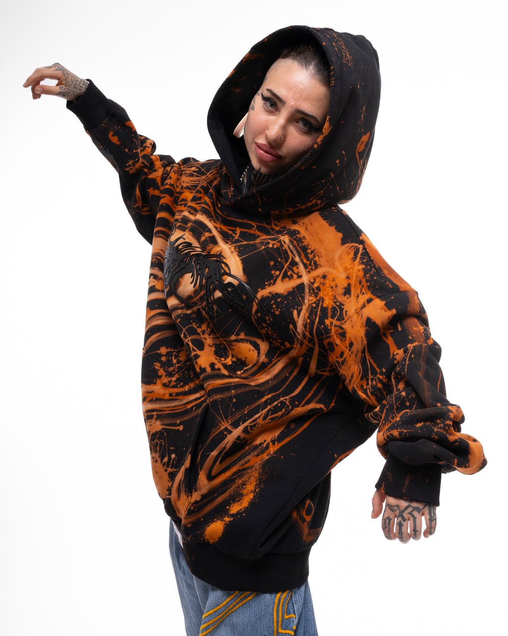 Pendra Burn Oil Flow Hoodie