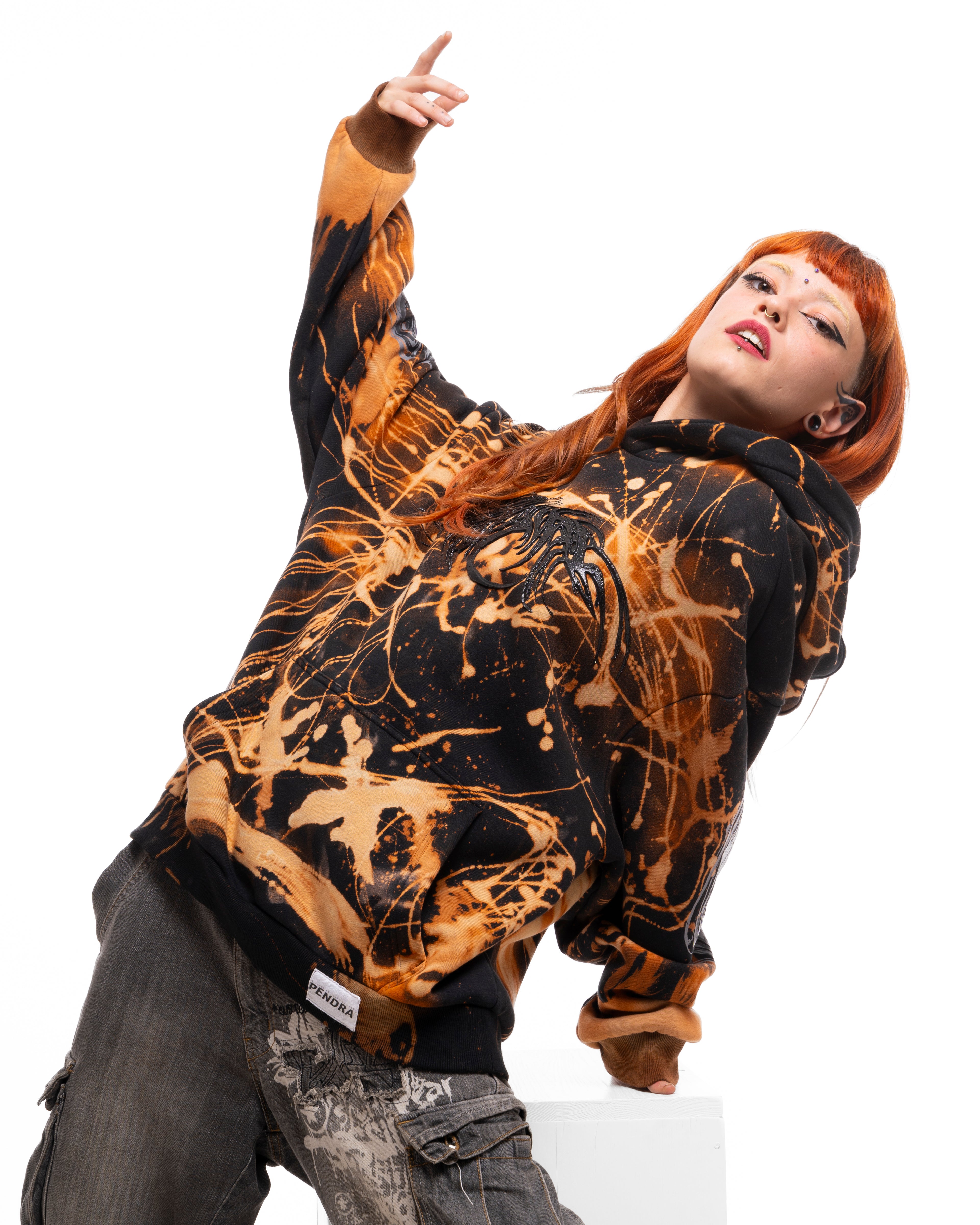 Pendra Burn Acid Smile Hooddie