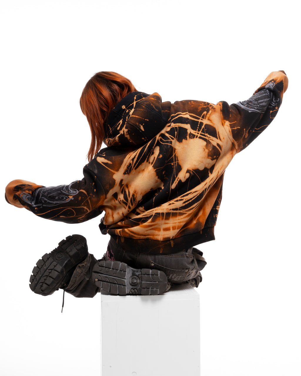 Pendra Burn Acid Smile Hooddie