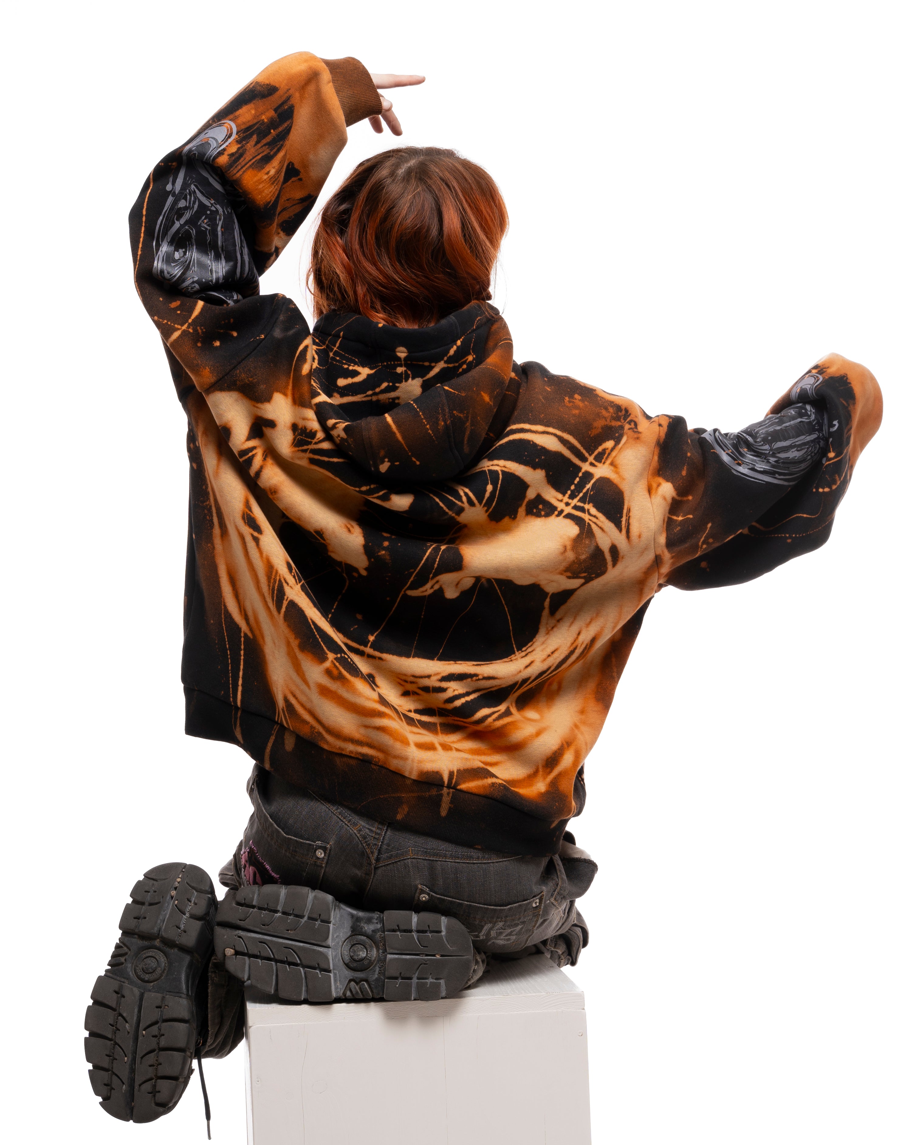 Pendra Burn Acid Smile Hooddie